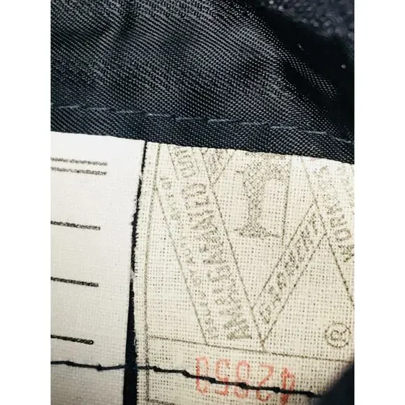 42L Kilpatricks Omaha 1950/60s Vintage 2 Button Pure Wool Blazer Jacket Black